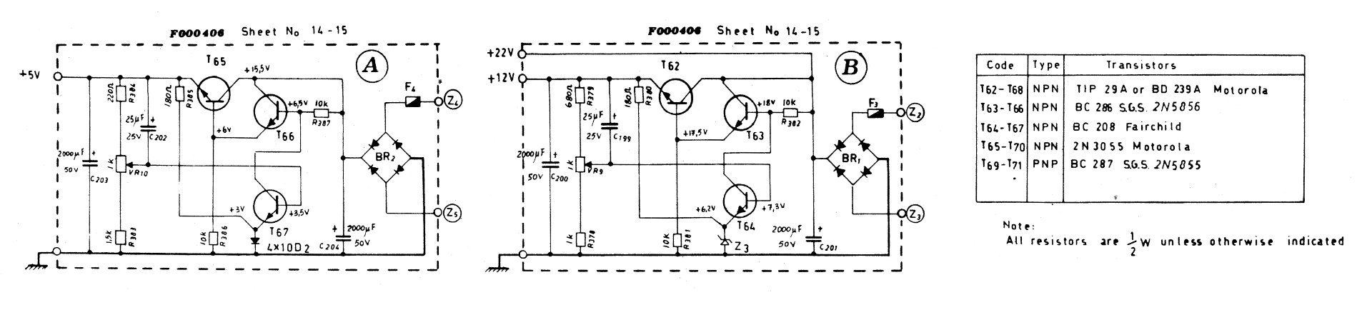 Elka F000406 Schematic