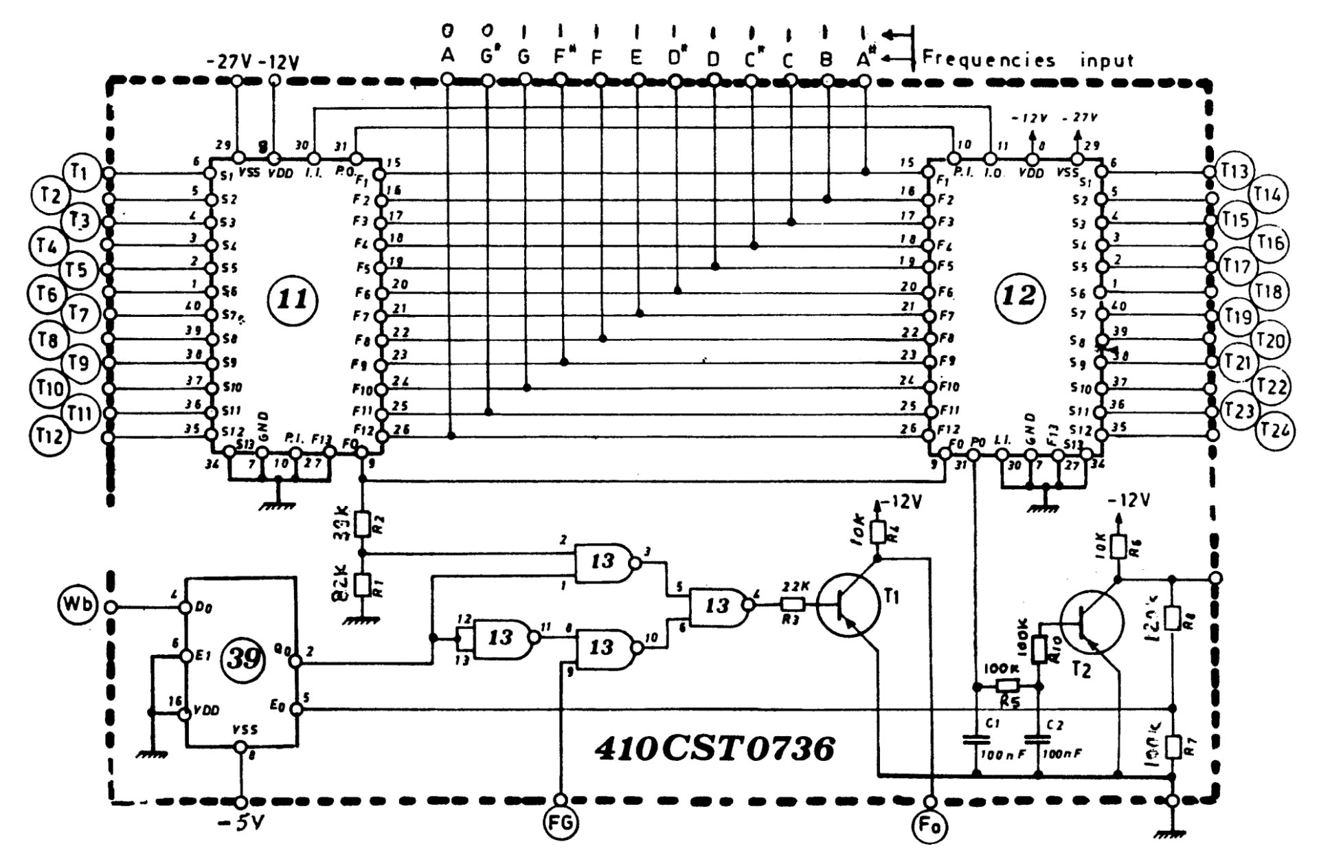 Elka 410CST0736 Schematic