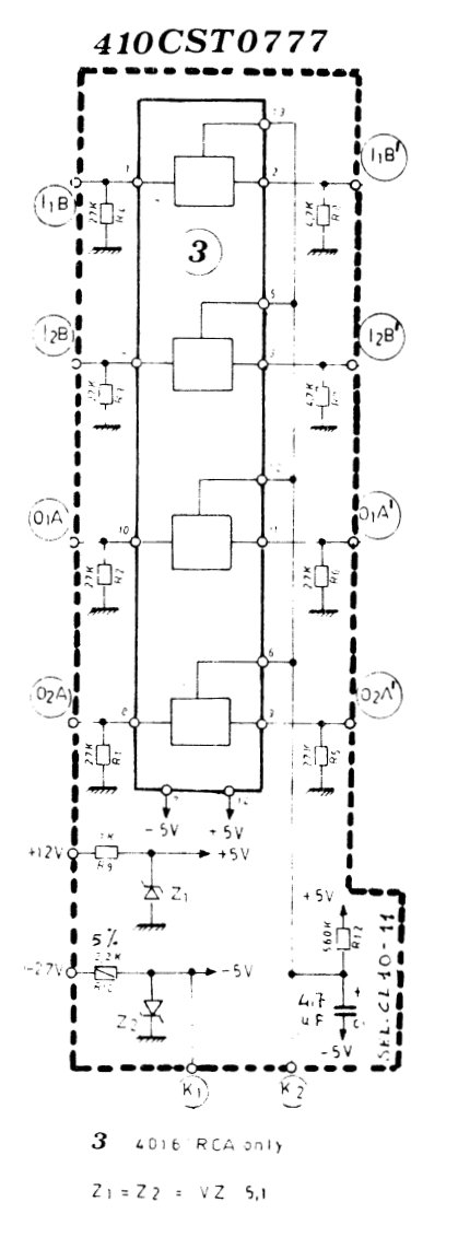 Elka 410CST0777 Schematic