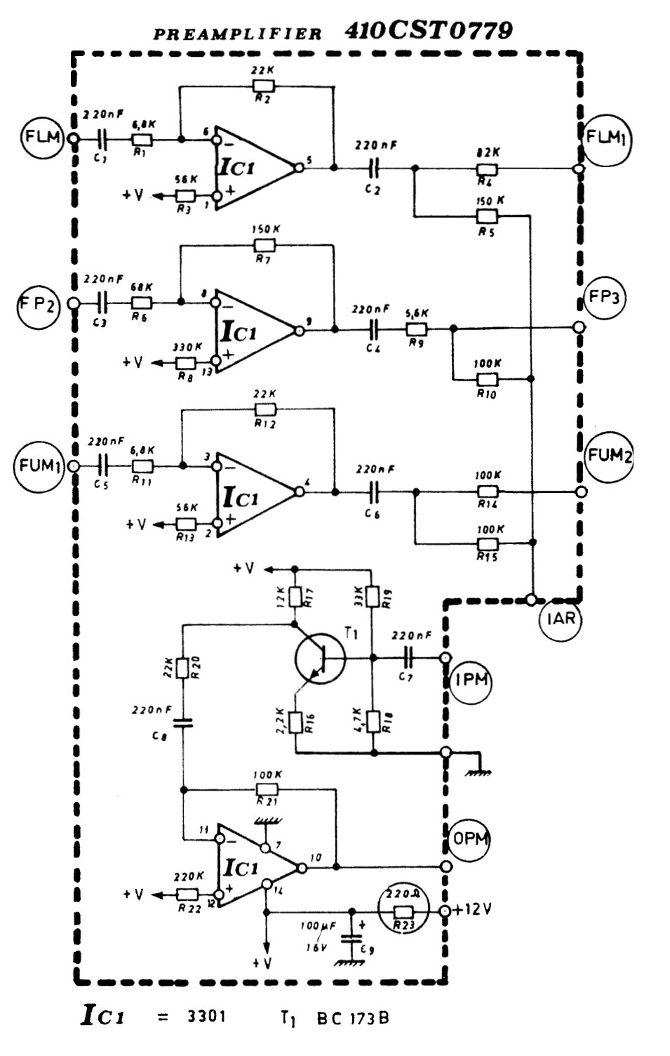 Elka 410CST0779 Schematic