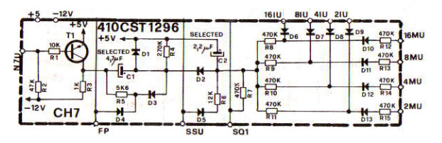 Elka 410CST1296 Schematic