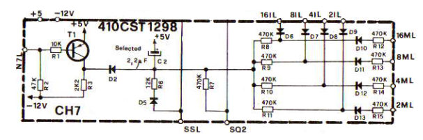 Elka 410CST1298 Schematic