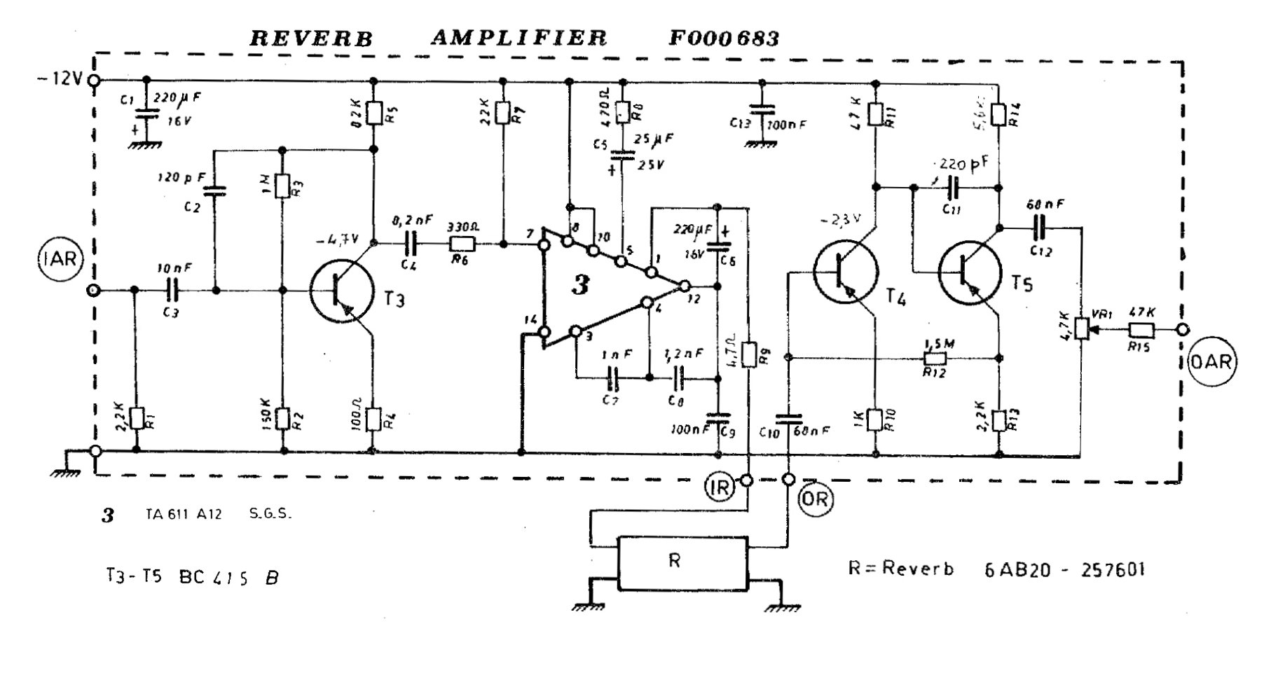 Elka F000683 Schematic